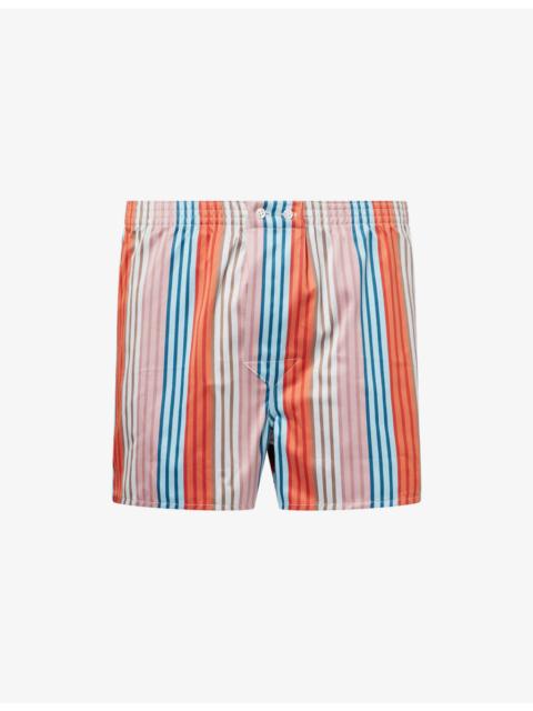 Derek Rose Wellington Classic-Fit Cotton Boxer Shorts