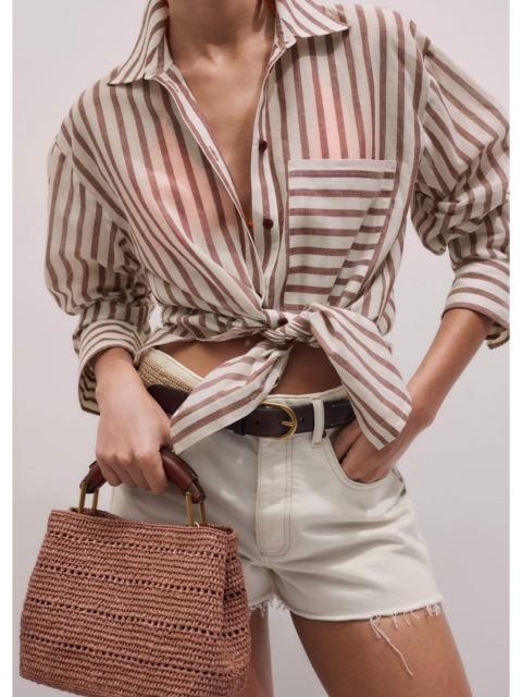 ME+EM Stripe Boyfriend Shirt