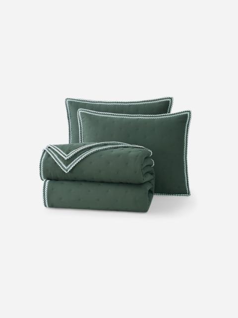 UGG Devon UGG®braid Quilt Set King Polyester Bedding in Arugula