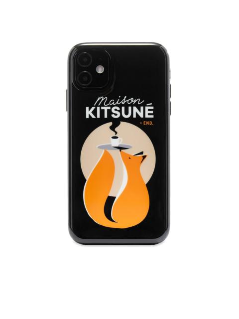 Maison Kitsuné END. x Maison Kitsuné Cafe Club iPhone 11 Case