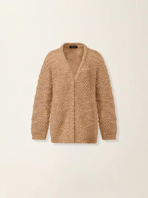 FABIANA FILIPPI Bouclé and micro-sequin cardigan