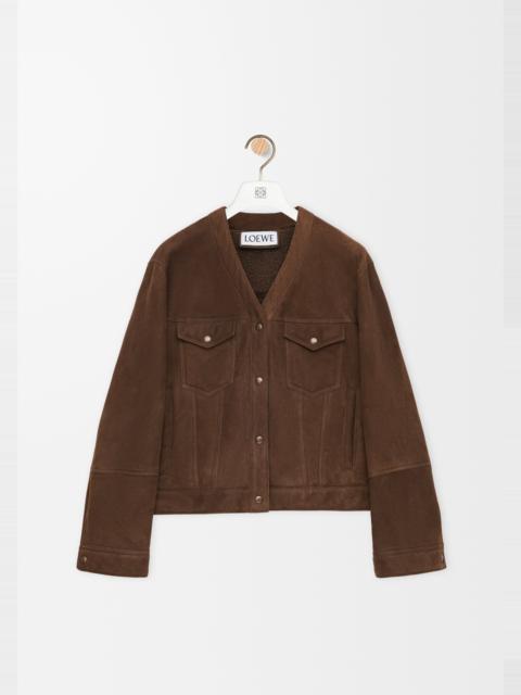 Loewe Cardigan in shearling