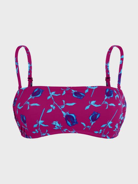 Vilebrequin WOMEN BRALETTE BIKINI TOP ROSES