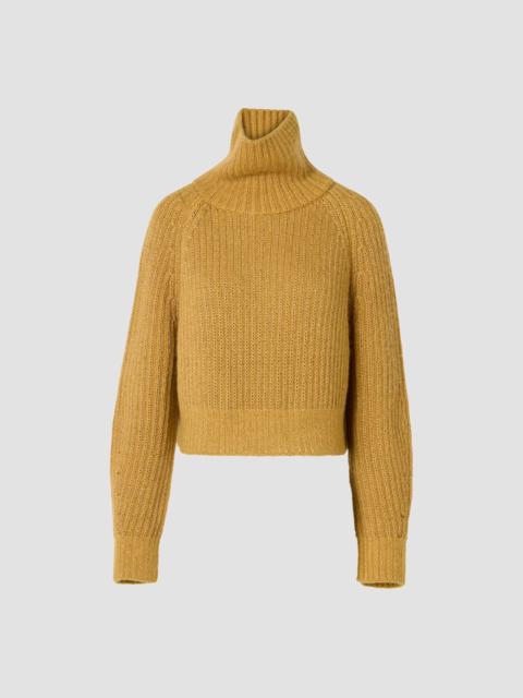 AKRIS Women's Chunky Knit Turtleneck Sweater - Gold