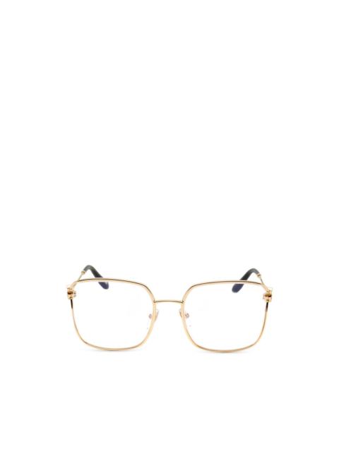 Chopard square-frame glasses