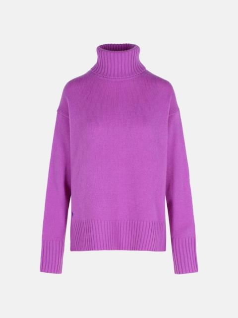 Polo Ralph Lauren PURPLE WOOL TURTLENECK SWEATER