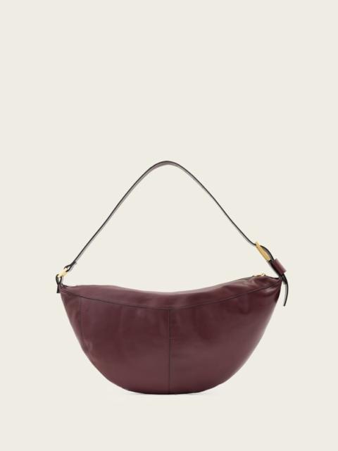 ALLSAINTS LUNA SLOUCHY LEATHER SHOULDER BAG