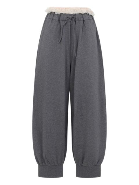 Simone Rocha ruffle waist joggers