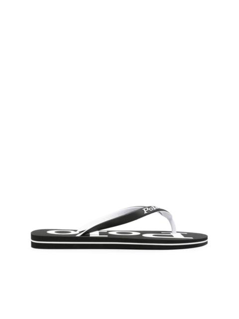 Polo Ralph Lauren logo-print flip-flops