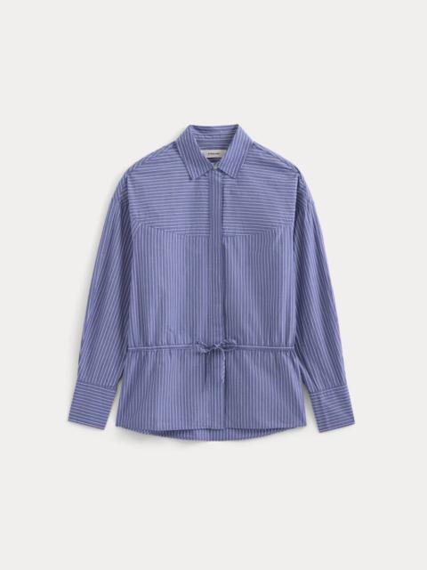 EVERLANE OVERSIZED CINCHED SHIRT IN ULTRASOFT COTTON