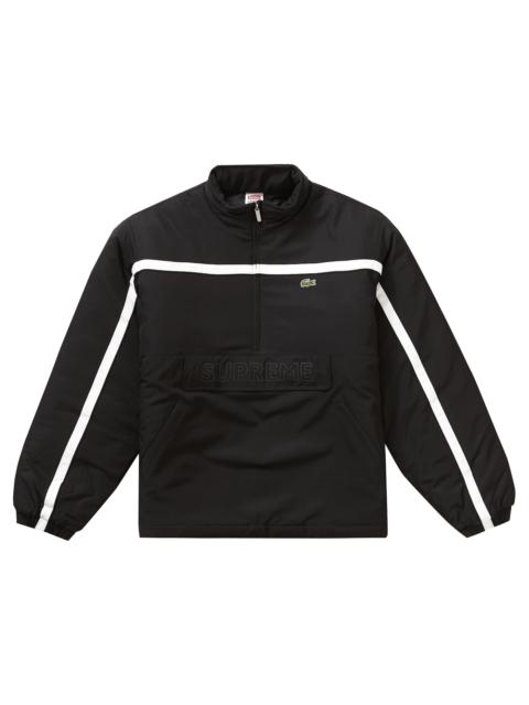 Supreme Supreme LACOSTE Puffy Half Zip Pullover Black