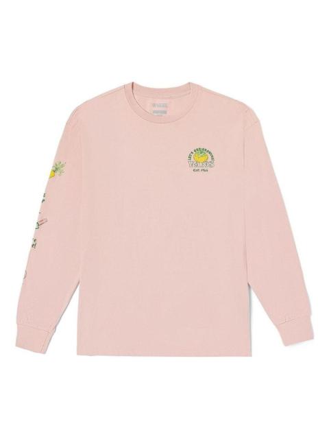 (WMNS) Vans Growth Garden Long Sleeve T-Shirt 'Pink' VN0007AMBQL