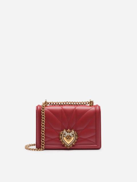 Small Devotion crossbody bag in quilted nappa leather