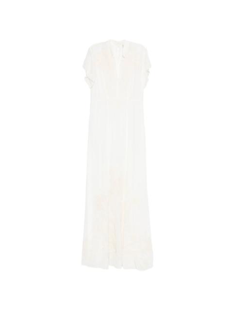 forte_forte embroidered maxi dress