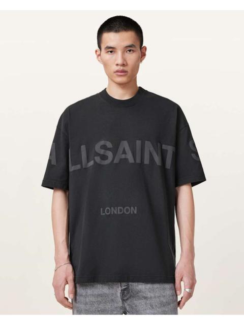 ALLSAINTS BIGGY OVERSIZED LOGO PRINT T-SHIRT