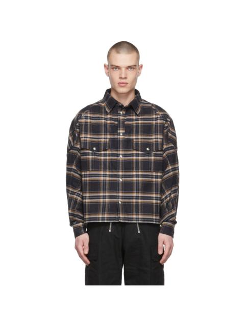 GmbH Black & Orange Flannel Shirt