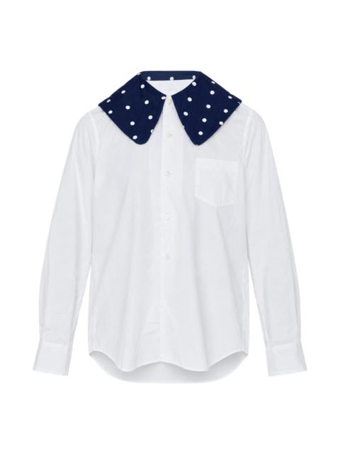 Comme des Garçons GIRL Polka Dot Collar Blouse