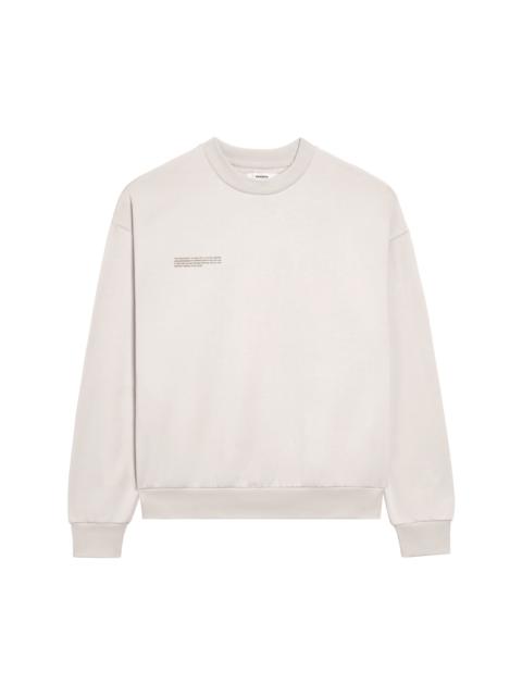 Mens In Conversion Cotton Sweatshirt - Cotton White