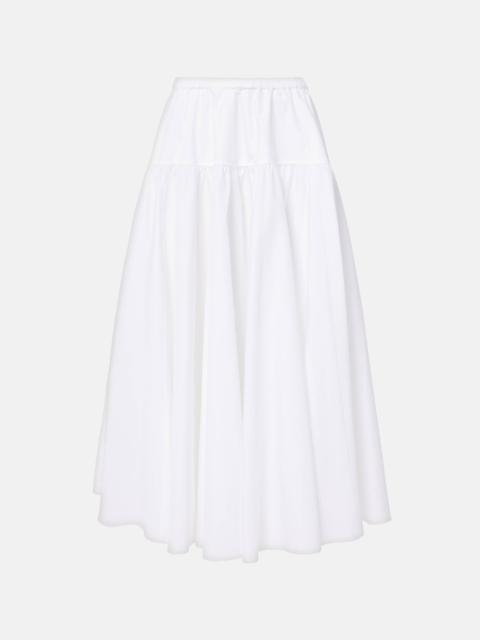 PATOU high-waist 실패 maxi 스커트