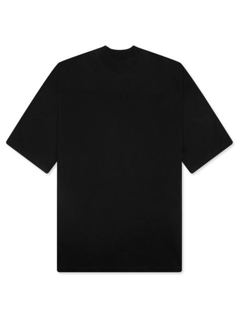 Jil Sander MOCK NECK T-SHIRT - BLACK