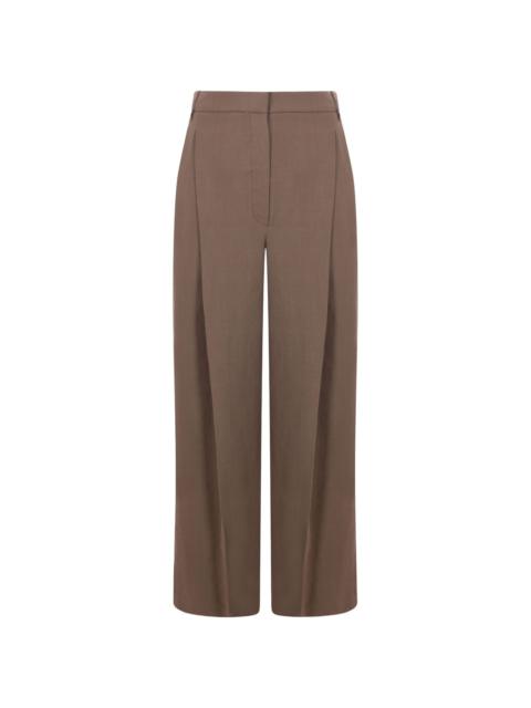 straight-leg trousers