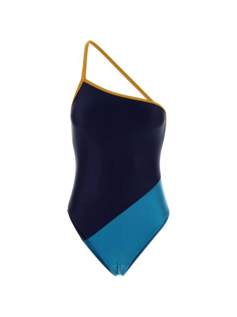 SAINT LAURENT two-tone swimsuit