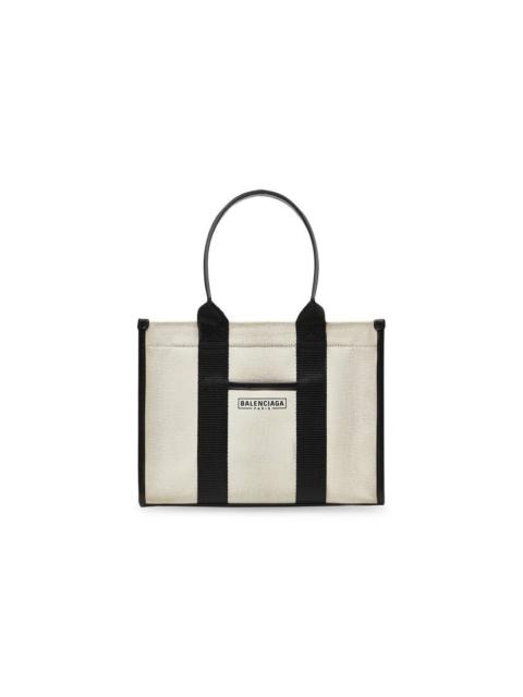 Women's Hardware Small Tote Bag With Strap in Beige