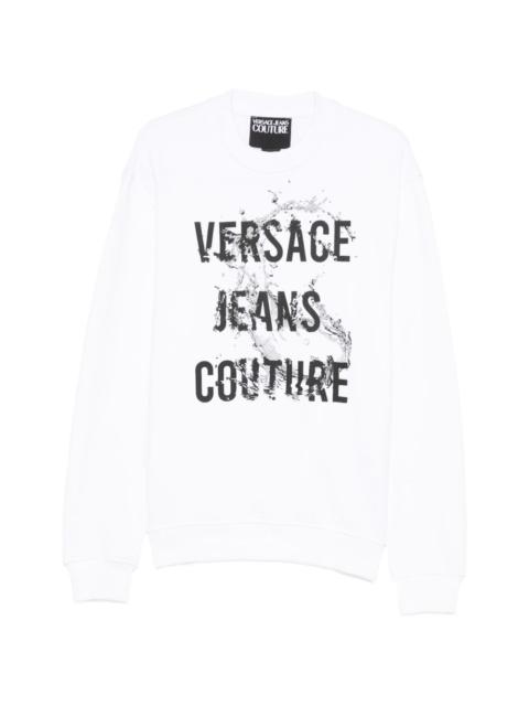 VERSACE JEANS COUTURE printed crew-neck sweatshirt