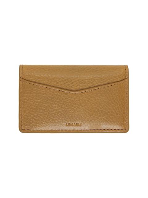 Lemaire Yellow Gear Pocket Organizer Card Holder