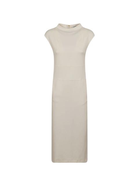 Max Mara panelled cap-sleeve dress