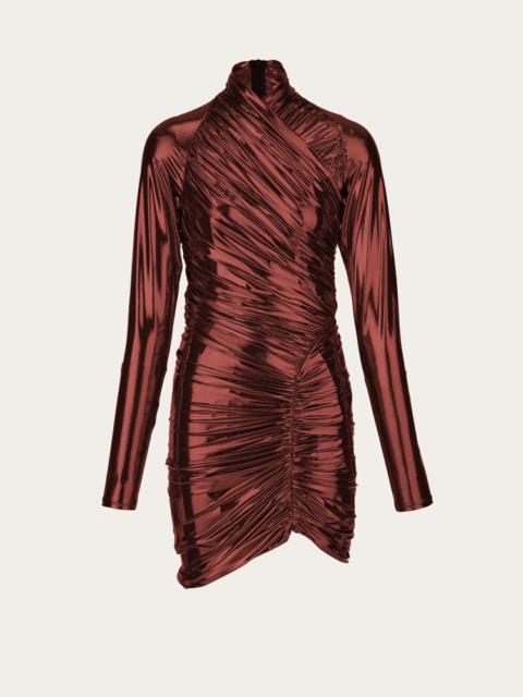 FERRAGAMO MINI DRAPE DRESS