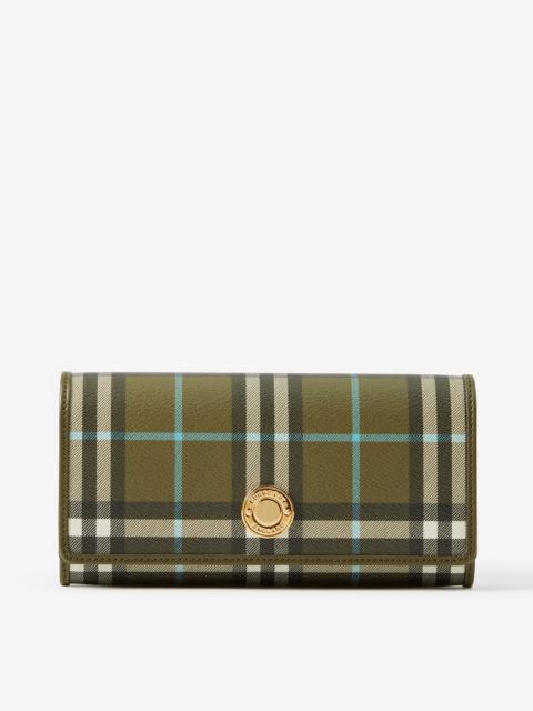 Burberry Lancaster Vintage Check Trifold Wallet