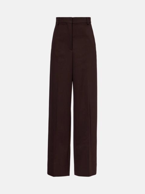 Stella McCartney High-rise wool wide-leg pants