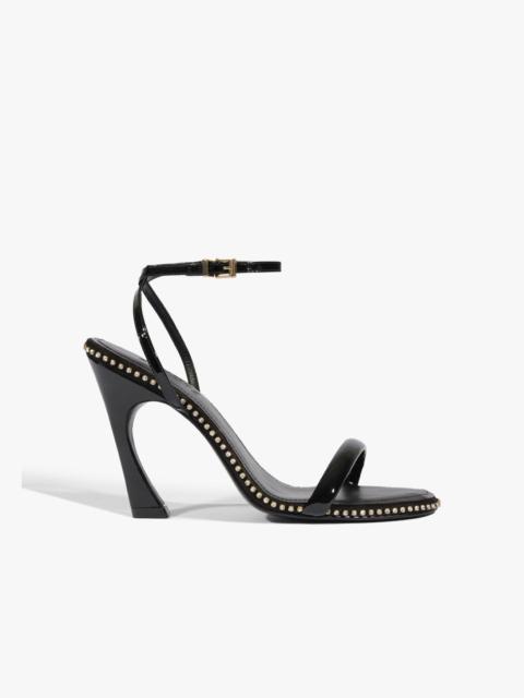SCHUTZ Lexi Glam Patent Stiletto Sandal
