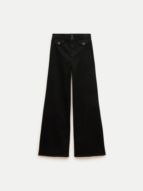 J.CREW Denim trouser jean with flap pockets