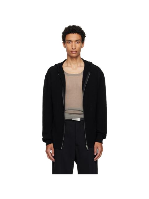 Rick Owens Black Tower Zipped Hoodie