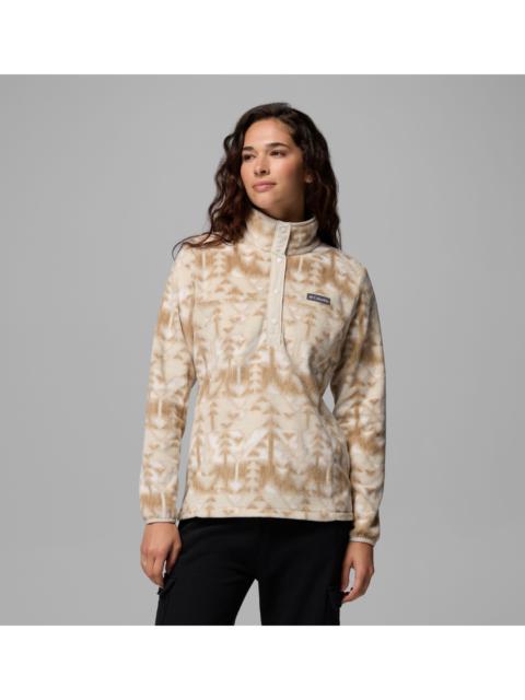 Columbia Women's Benton Springs Printed Half Snap Fleece Pullover