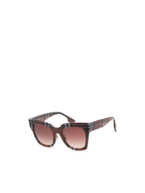 Burberry Vintage Check square-frame sunglasses