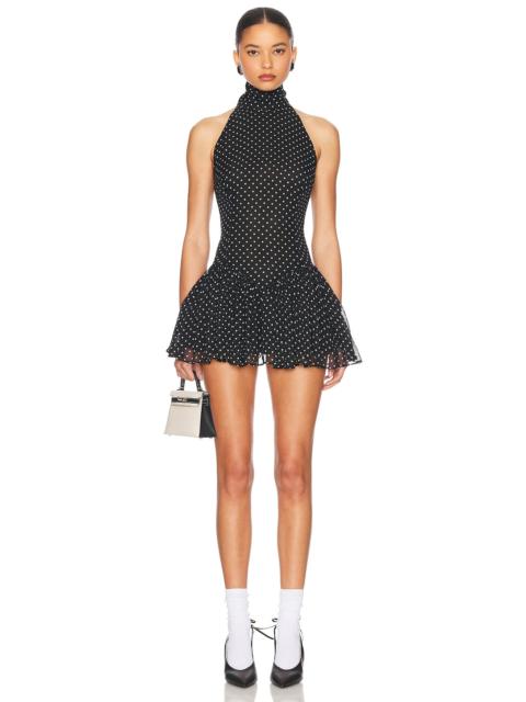 HELSA The Gemma Dress in Printed Silk Chiffon