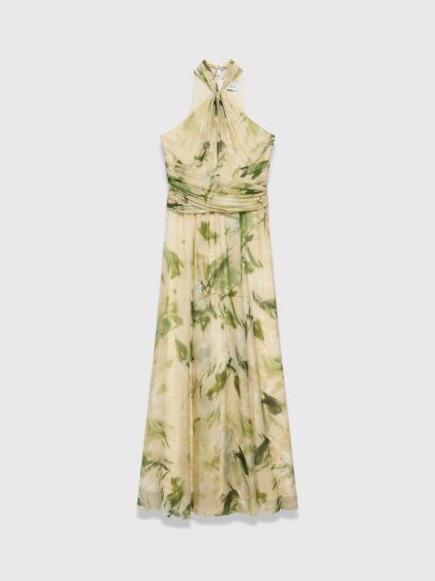 THE FOLD Rivara Silk Chiffon Maxi Dress