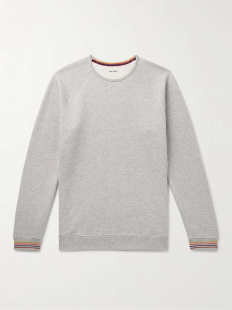Striped Cotton-Jersey Sweatshirt