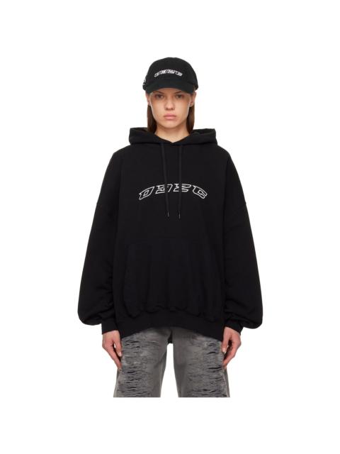 032c Black "Hansel And Gretel" Oversized Hoodie