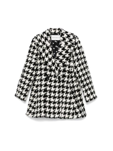 NINA RICCI houndstooth coat