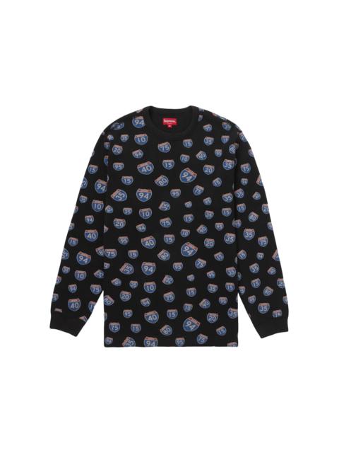 Supreme Supreme Interstate Waffle Thermal Black