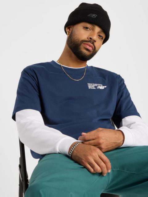 New Balance Men's Numeric Small Logo Jersey T-Shirt