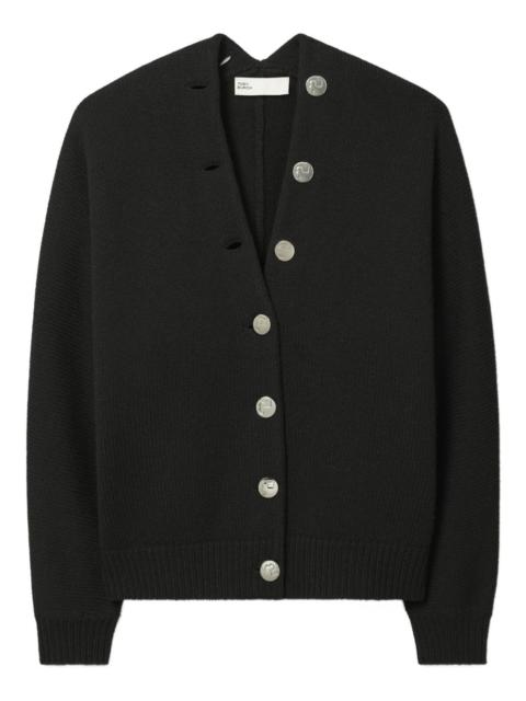 TORY BURCH button merino-wool cardigan