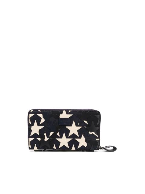 Valentino star-pattern long wallet
