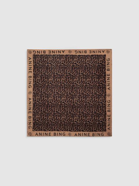 ANINE BING Eliza Sarong - Tan And Brown Leopard