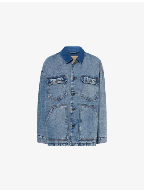 American Vintage Joybird Relaxed-Fit Denim Jacket