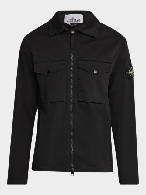 Stone Island Men's Full-Zip Overshirt